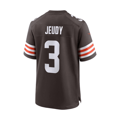 Jerry Jeudy 3 Cleveland Browns 2025 Pro Bowl Patch Game Men Jersey - Brown