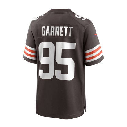 Myles Garrett 95 Cleveland Browns 2025 Pro Bowl Patch Game Men Jersey - Brown