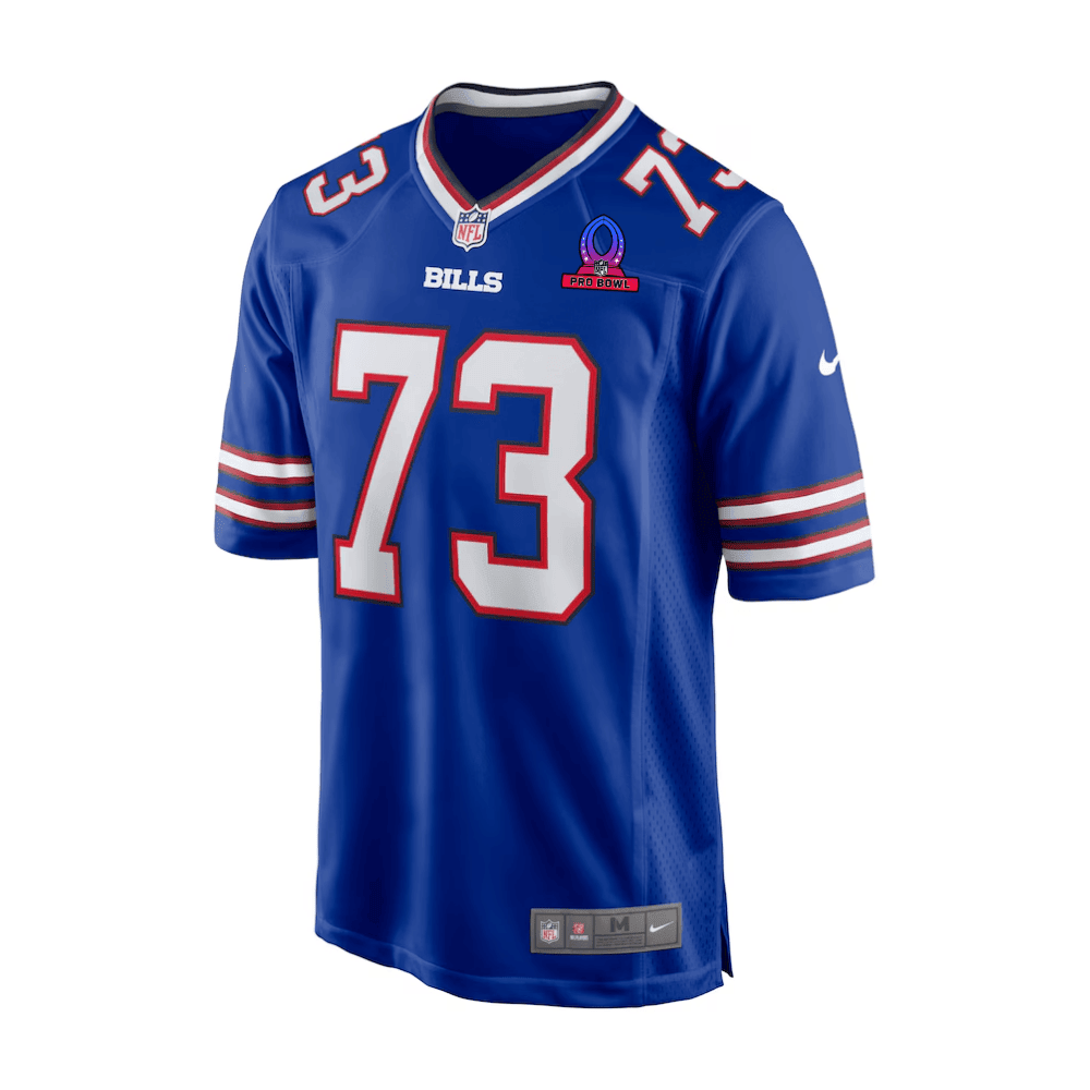 Dion Dawkins 73 Buffalo Bills 2025 Pro Bowl Patch Game Men Jersey - Royal