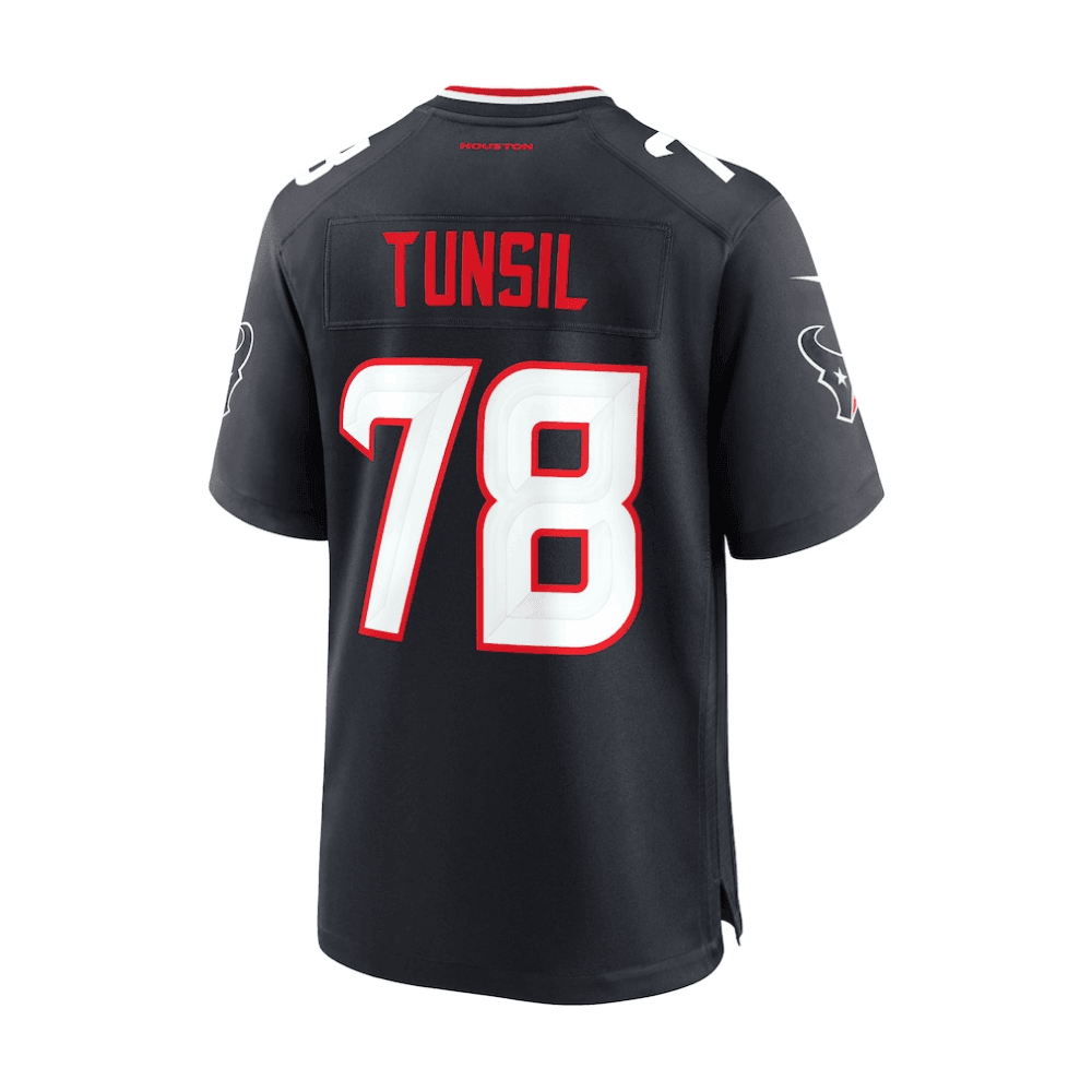 Laremy Tunsil 78 Houston Texans 2025 Pro Bowl Patch Game Men Jersey - Navy