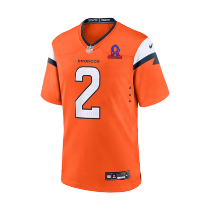 Patrick Surtain II 2 Denver Broncos 2025 Pro Bowl Patch Game Men Jersey - Orange
