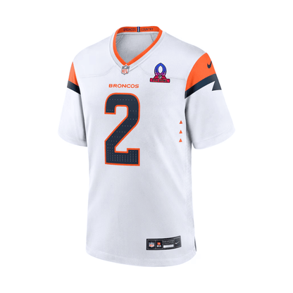 Patrick Surtain II 2 Denver Broncos 2025 Pro Bowl Patch Game Men Jersey - White