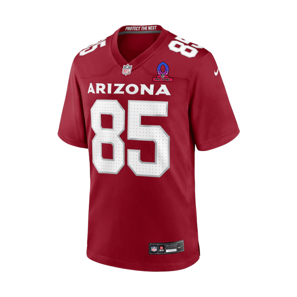 Trey McBride 85 Arizona Cardinals 2025 Pro Bowl Patch Game Men Jersey - Cardinal