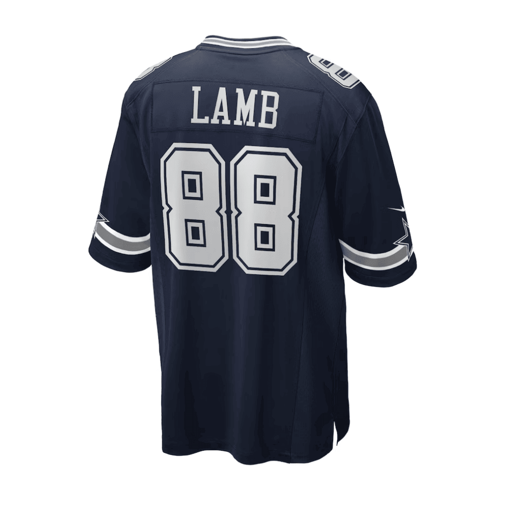CeeDee Lamb 88 Dallas Cowboys 2025 Pro Bowl Patch Game Men Jersey - Navy