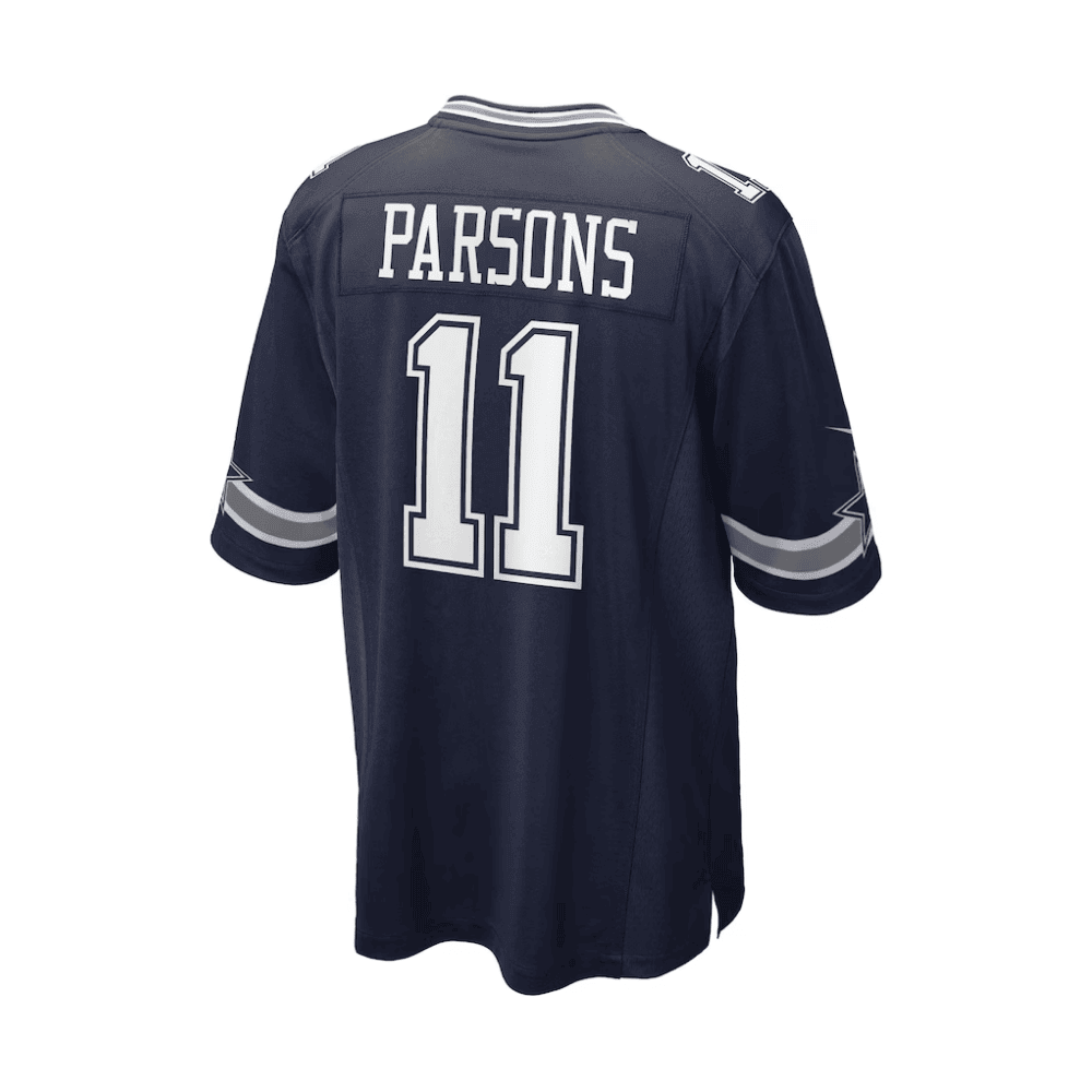 Micah Parsons 11 Dallas Cowboys 2025 Pro Bowl Patch Game Men Jersey - Navy