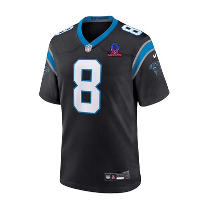 Jaycee Horn 8 Carolina Panthers 2025 Pro Bowl Patch Game Men Jersey - Black