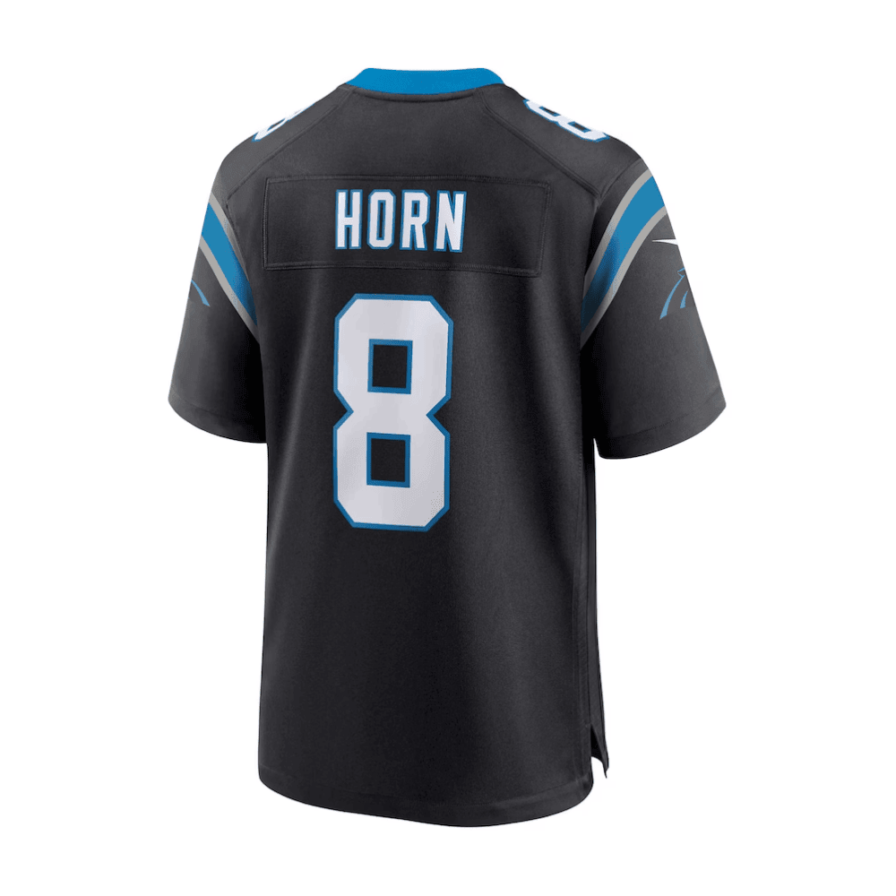 Jaycee Horn 8 Carolina Panthers 2025 Pro Bowl Patch Game Men Jersey - Black