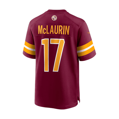 Terry McLaurin 17 Washington Commanders 2025 Pro Bowl Patch Game Men Jersey - Burgundy