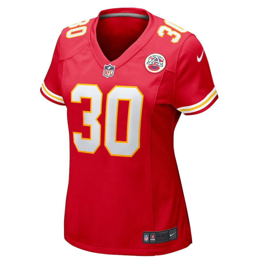 Chris Roland-Wallace 30 Kansas City Chiefs Women's Game Jersey - Red