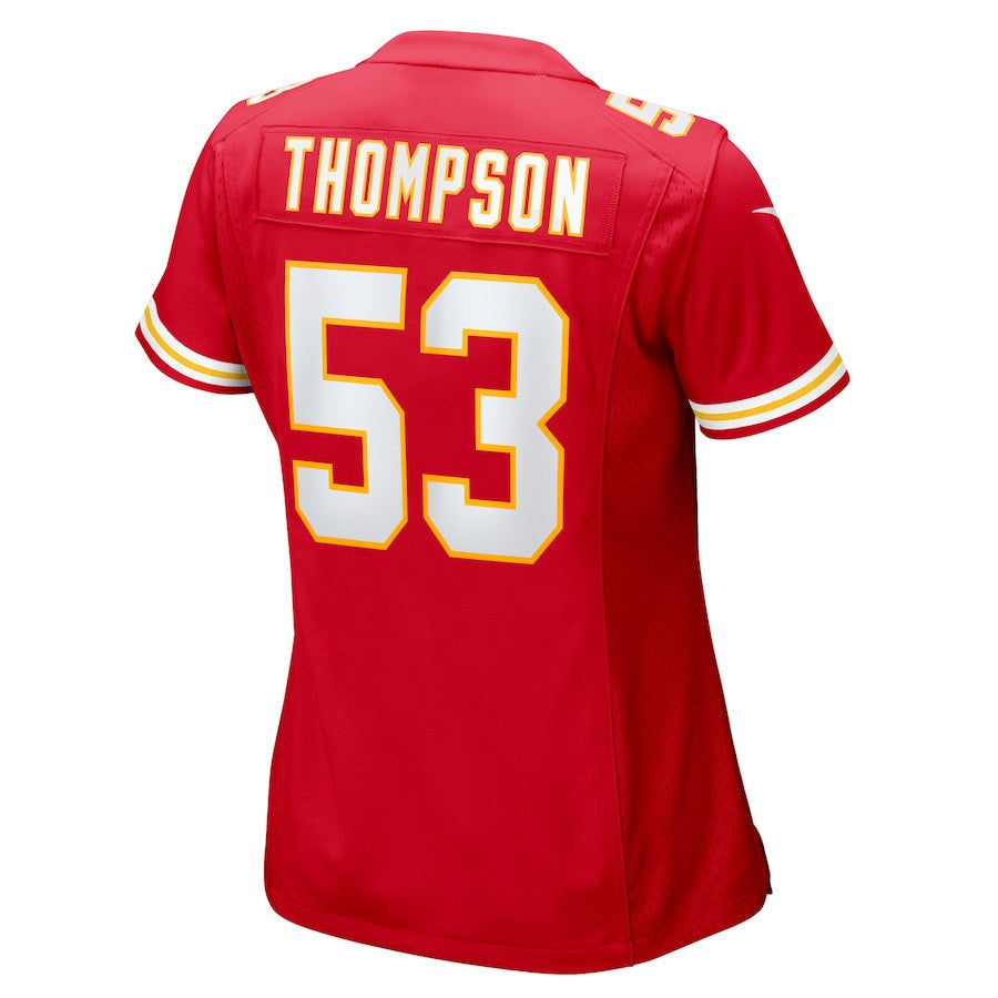 BJ Thompson 53 Kansas City Chiefs Women's Game Jersey - Red
