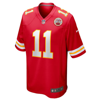 Carson Wentz 11 Kansas City Chiefs Game Men Jersey - Red