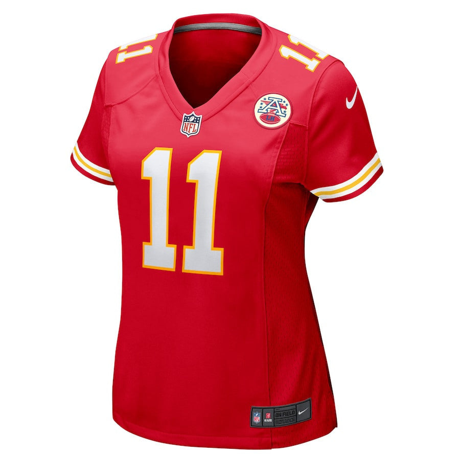 Carson Wentz 11 Kansas City Chiefs Women's Game Jersey - Red