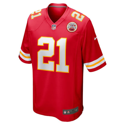 Jaden Hicks 21 Kansas City Chiefs Game Men Jersey - Red
