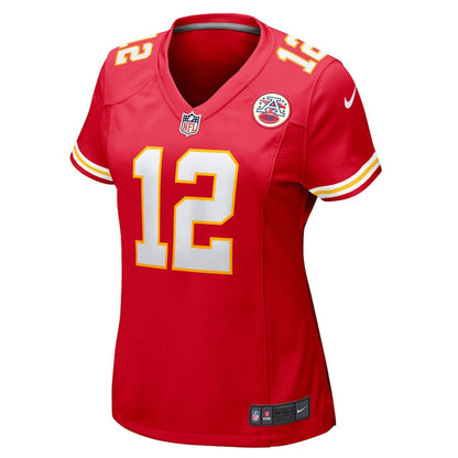 Jared Wiley 12 Kansas City Chiefs Women's Game Jersey - Red