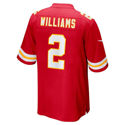 Joshua Williams 2 Kansas City Chiefs Game Men Jersey - Red