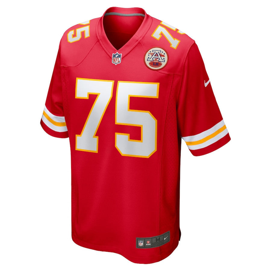 Ethan Driskell 75 Kansas City Chiefs Game Men Jersey - Red