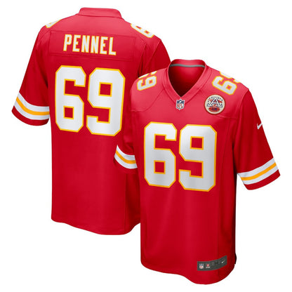 Mike Pennel 69 Kansas City Chiefs Game Men Jersey - Red
