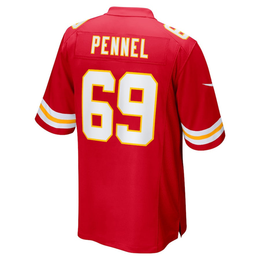 Mike Pennel 69 Kansas City Chiefs Game Men Jersey - Red