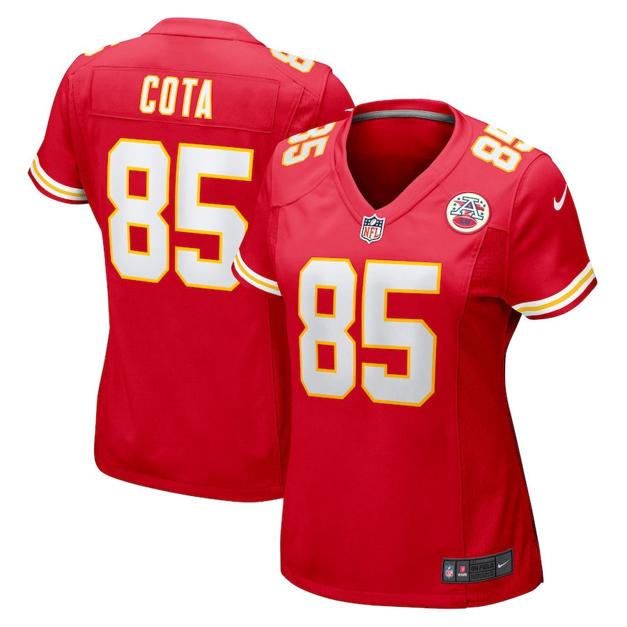 Chase Cota 85 Kansas City Chiefs Women's Game Jersey - Red