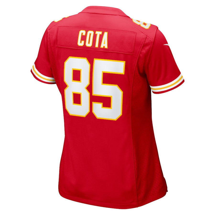 Chase Cota 85 Kansas City Chiefs Women's Game Jersey - Red