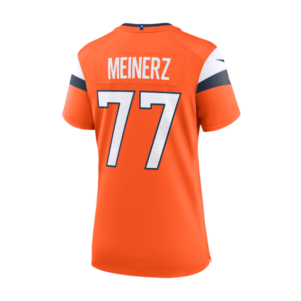 Quinn Meinerz 77 Denver Broncos 2025 Pro Bowl Patch Women Game Jersey - Orange