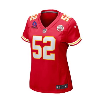 Creed Humphrey 52 Kansas City Chiefs 2025 Pro Bowl Patch Women Game Jersey - Red