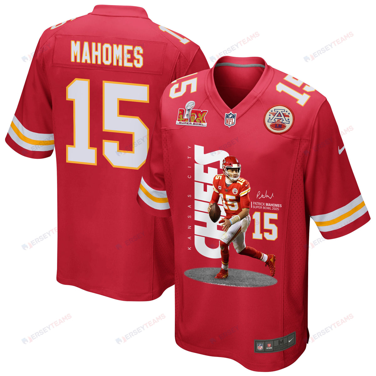 Patrick Mahomes 15 Kansas City Chiefs The Legend Game Men Jersey - Red