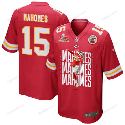 Patrick Mahomes 15 Kansas City Chiefs The Best Player Game Men Jersey - Red