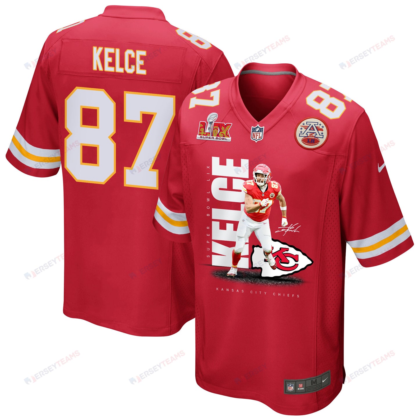 Travis Kelce 87 Kansas City Chiefs The Kansas City Stallion Game Men Jersey - Red