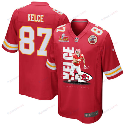 Travis Kelce 87 Kansas City Chiefs The Kansas City Stallion Game Men Jersey - Red