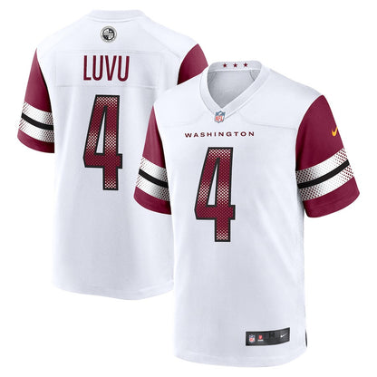 Frankie Luvu 4 Washington Commanders Game Men Jersey - White