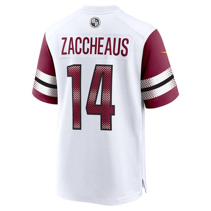 Olamide Zaccheaus 14 Washington Commanders Game Men Jersey - White