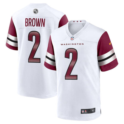 Dyami Brown 2 Washington Commanders Game Men Jersey - White