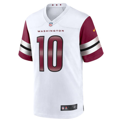 Tress Way 10 Washington Commanders Game Men Jersey - White