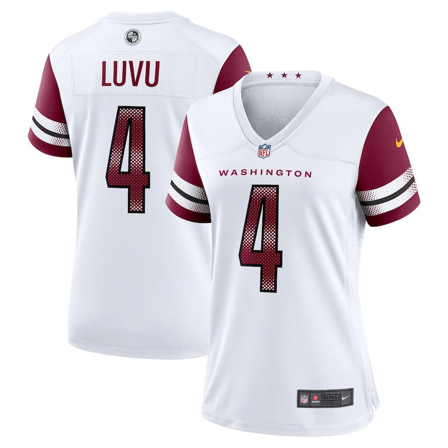 Frankie Luvu 4 Washington Commanders Women's Game Jersey - White