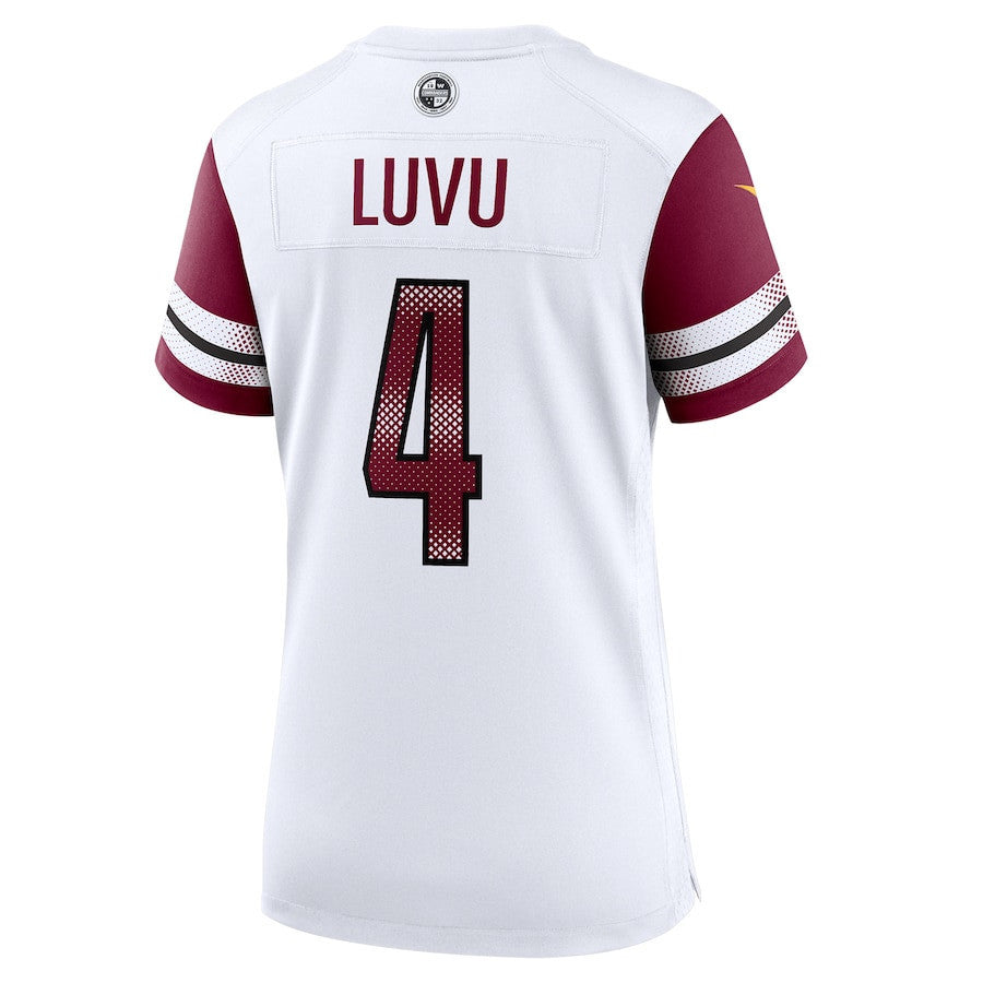 Frankie Luvu 4 Washington Commanders Women's Game Jersey - White