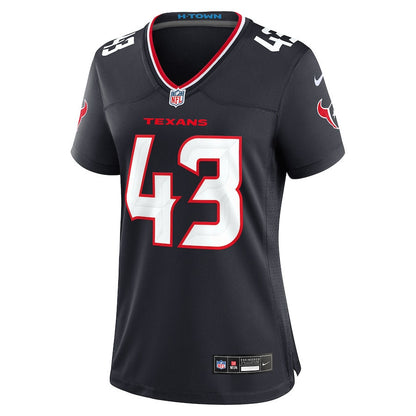 Neville Hewitt 43 Houston Texans Women's Team Game Jersey - Navy