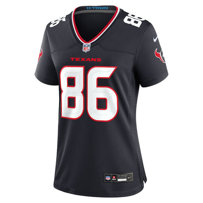 Dalton Schultz 86 Houston Texans Women's Team Game Jersey - Navy