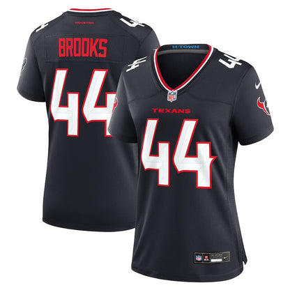 British Brooks 44 Houston Texans Women's Team Game Jersey - Navy