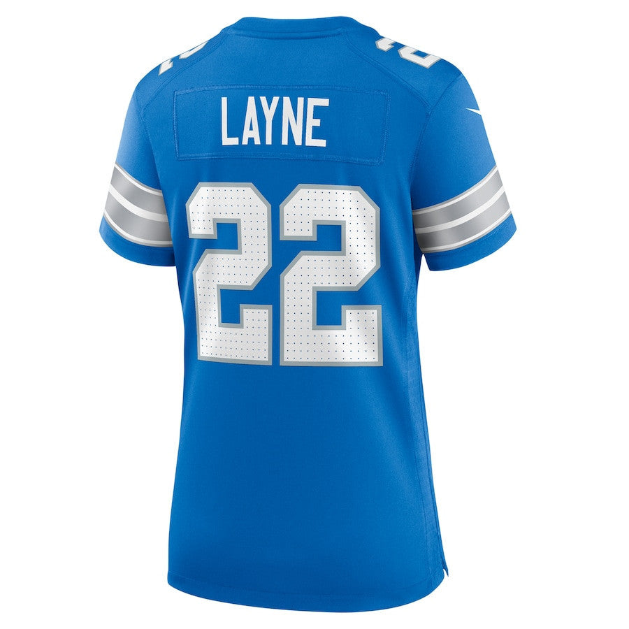 Bobby Layne 22 Detroit Lions Women's Retired Player Game Jersey - Blue