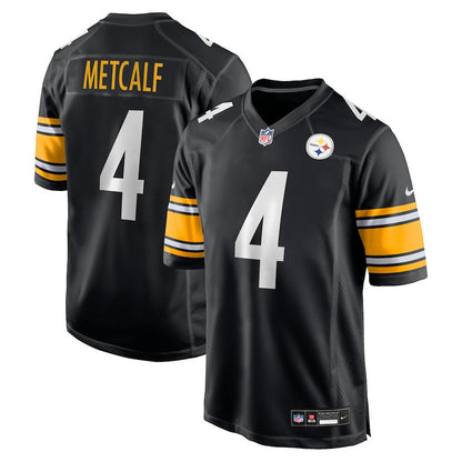 DK Metcalf 4 Pittsburgh Steelers Game Player Men Jersey - Black