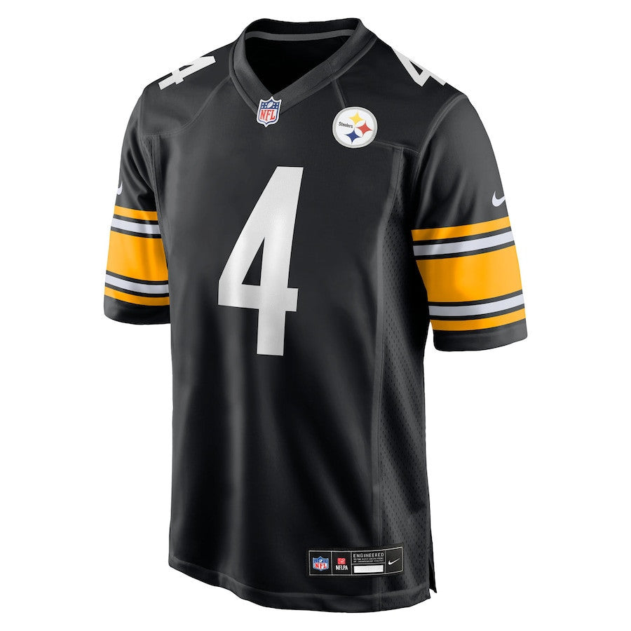 DK Metcalf 4 Pittsburgh Steelers Game Player Men Jersey - Black