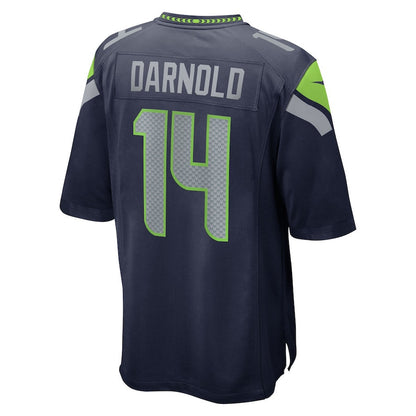 Sam Darnold 14 Seattle Seahawks Game Player Men Jersey - College Navy