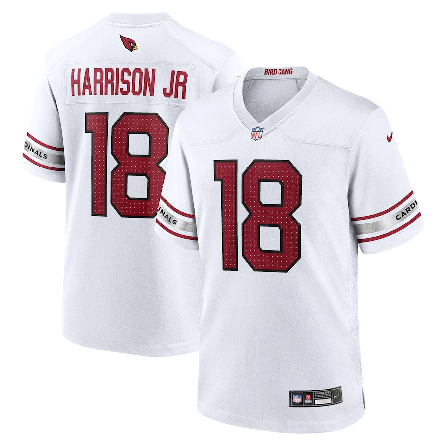 Marvin Harrison Jr. 18 Arizona Cardinals Player Game Men Jersey - White