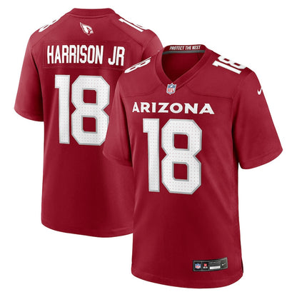 Marvin Harrison Jr. 18 Arizona Cardinals Player Game Men Jersey - Cardinal
