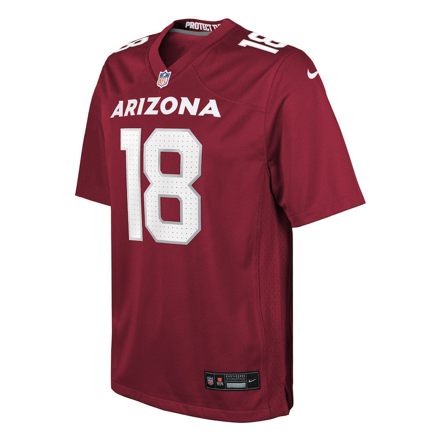 Marvin Harrison Jr. 18 Arizona Cardinals Youth Player Game Jersey - Cardinal