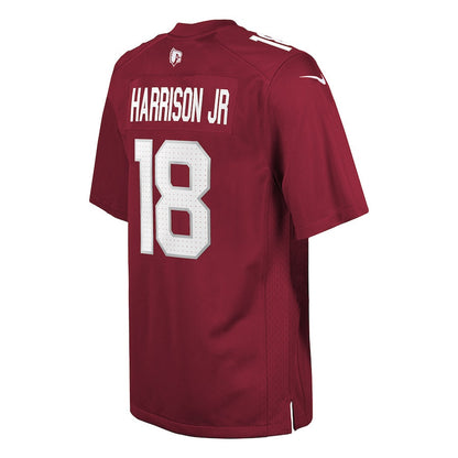 Marvin Harrison Jr. 18 Arizona Cardinals Youth Player Game Jersey - Cardinal