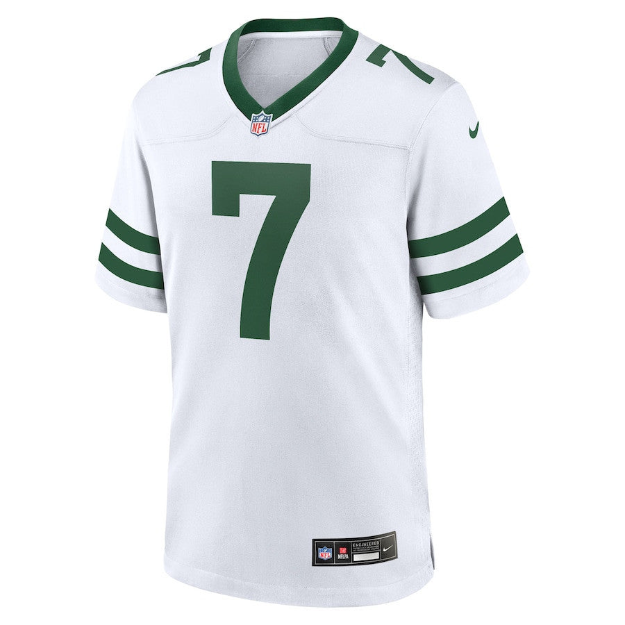 Justin Fields 7 New York Jets Game Player Men Jersey - Legacy White