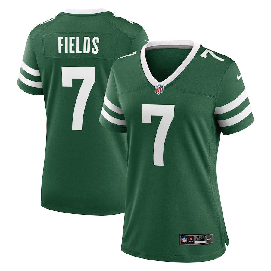 Justin Fields 7 New York Jets Game Player Women Jersey - Legacy Green
