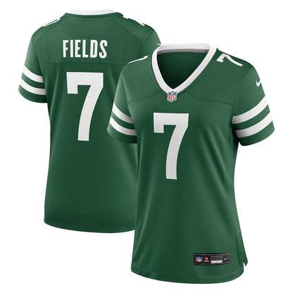 Justin Fields 7 New York Jets Game Player Women Jersey - Legacy Green